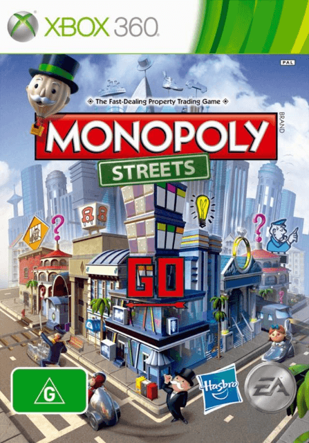 Monopoly Streets box art for Xbox 360